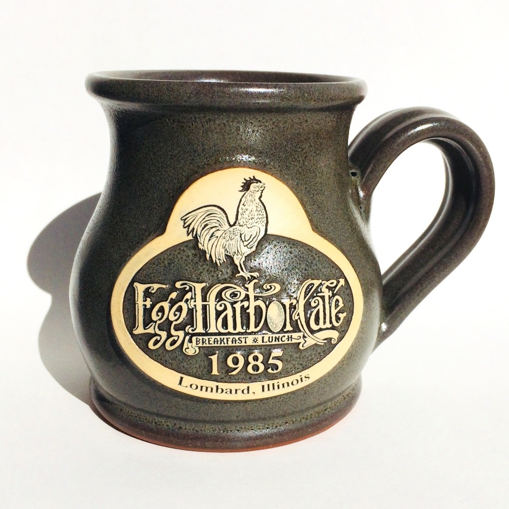Deneen Pottery Mug Egg Harbor Cafe Illinois